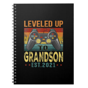Cuaderno Grapado Hasta El Gamer De Vídeo Grandson 2021