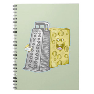 Cuaderno Grapar queso con una comida divertida