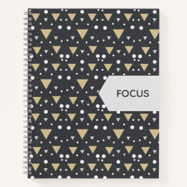 Cuaderno Graphite Geometry Luxe Tie