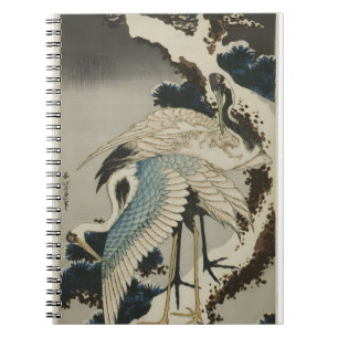 Cuaderno Grasas sobre la pina cubierta de nieve - Japonés v