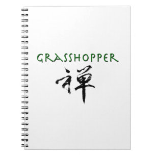 Cuaderno Grasshopper con símbolo "Zen"