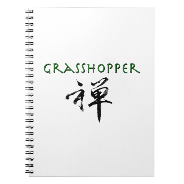Cuaderno Grasshopper con símbolo "Zen" (Frente)