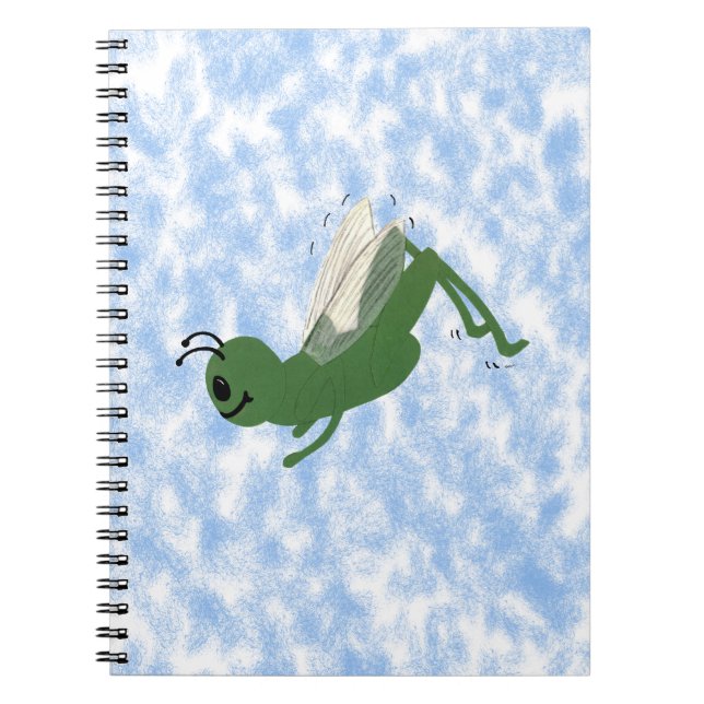 Cuaderno Grasshopper Whimsical Personalizado Art (Frente)