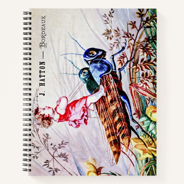 Cuaderno Grasshoppers para niños (Anverso)