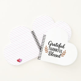 Cuaderno Grateful, Thankful, Blessed Notebook