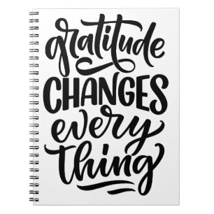 Cuaderno Gratitud Cambia todo