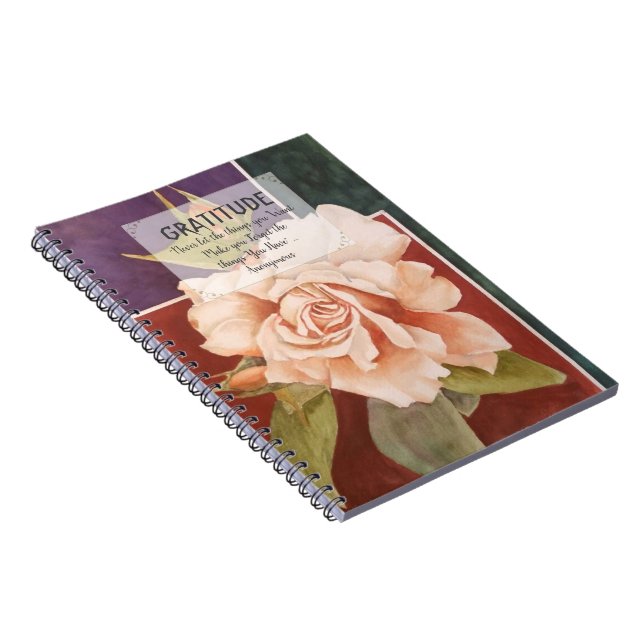 Cuaderno Gratitud de Rosa antiguo (Lado Derecho)