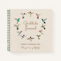 Gratitud del personalizado California Hummingbirds