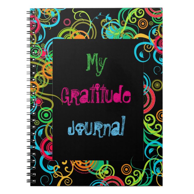 Cuaderno Gratitud espiral (Frente)