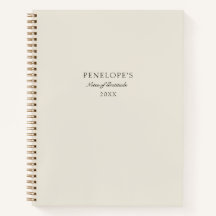 Gratitud Moderna Personalizada Beige Mínima