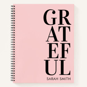 Cuaderno Gratitud personalizada Minimalista moderna