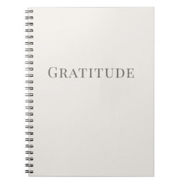 Cuaderno Gratitud – Tipografía Mínima