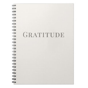 Cuaderno Gratitud – Tipografía Mínima