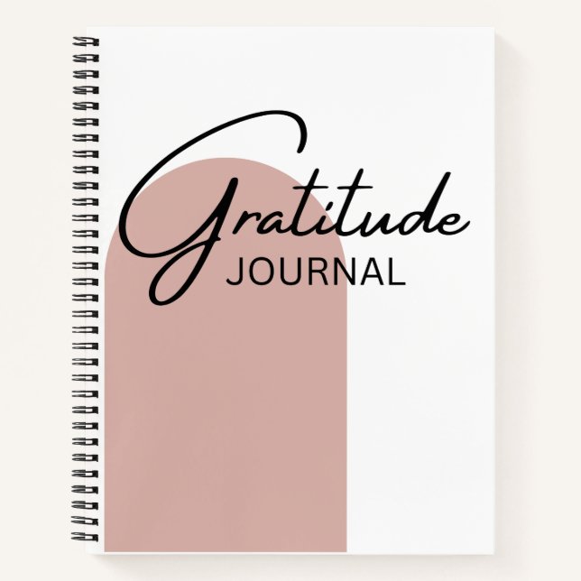 Cuaderno Gratitude Journal Boho Resumen bloc de notas de ar (Anverso)