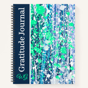 Cuaderno Gratitude Journal Graffiti Splatter personalizado
