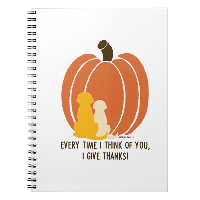 Cuaderno Gratitude Journal para niños o amantes de perros (Frente)