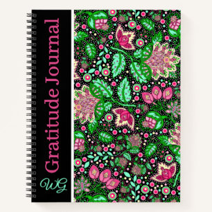 Cuaderno Gratitude Journal Personalizado Pink Lady Slipper