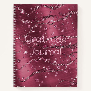 Cuaderno Gratitude Personalized Journal, Purpurina de Borgo