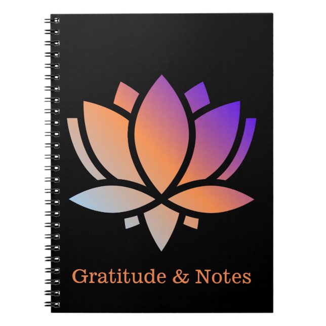 Cuaderno Gratitude y Notes Water Lily (Frente)