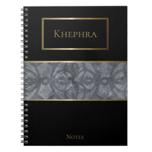 Cuaderno Gray Batik Simple Name