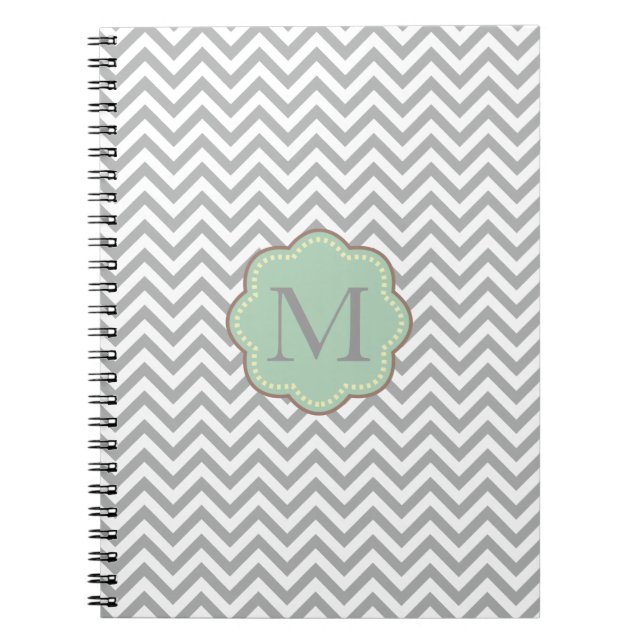 Cuaderno Gray Chevron (Frente)