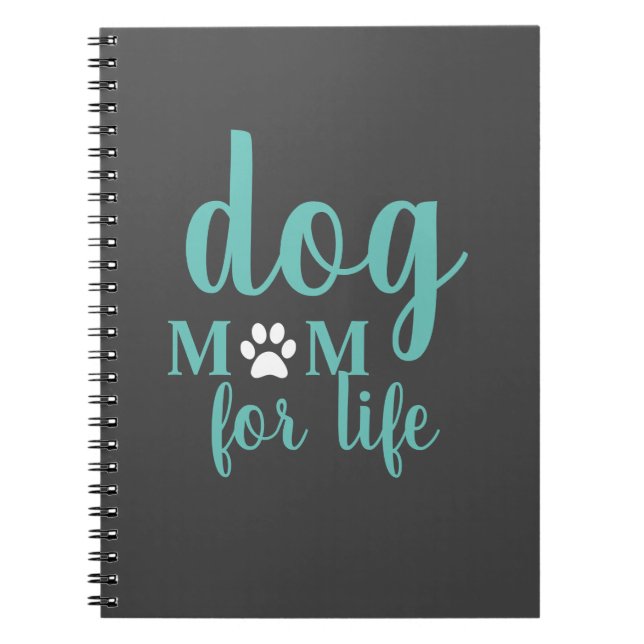 Cuaderno Gray Dog Mom For Life (Frente)