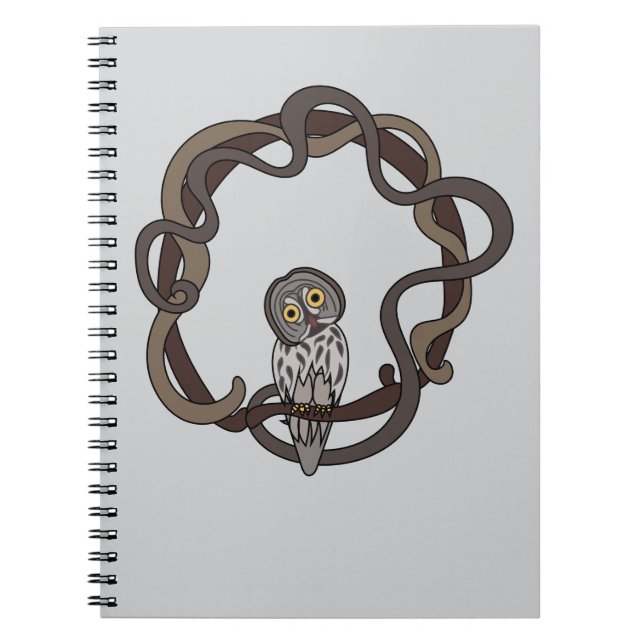Cuaderno Great grey owl (Frente)