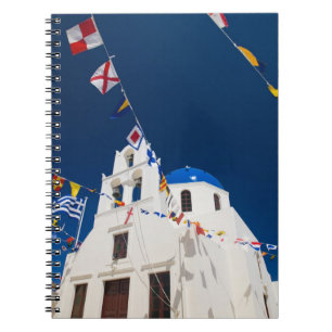 Cuaderno Grecia e isla griega de Santorini ciudad de Oia 4