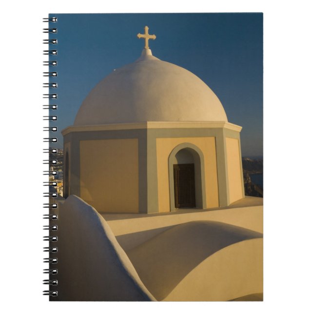 Cuaderno Grecia e isla griega de Santorini pueblo de 2 (Frente)