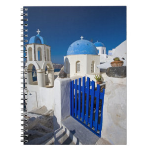 Cuaderno Grecia e isla griega de Santorini pueblo de Oia 3