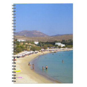 Cuaderno Grecia, isla de Paros, playa de Krios desde arriba