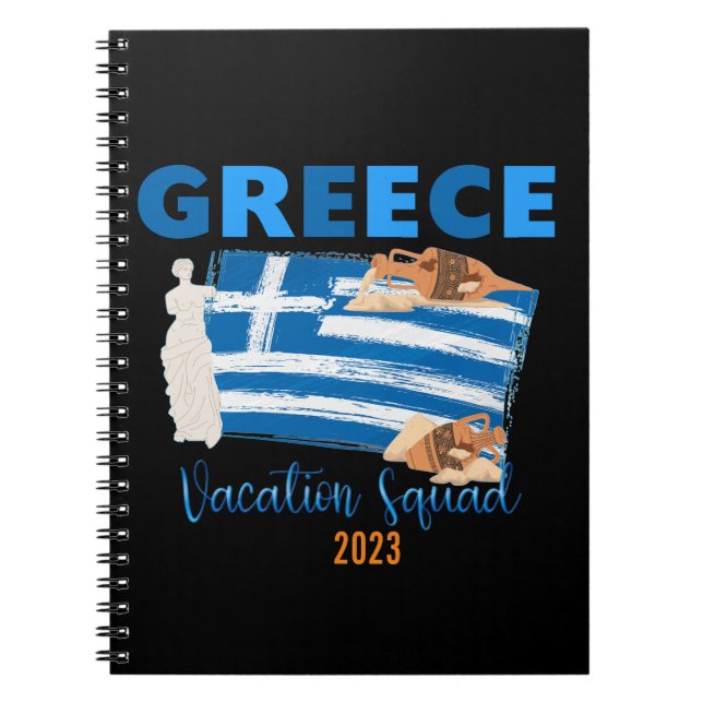 Cuaderno Grecia Vacaciones griegas viajes a Europa (Frente)