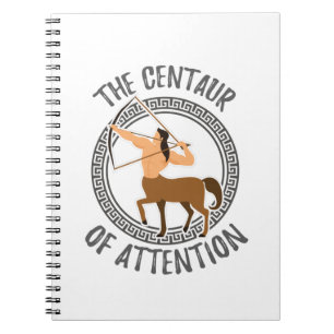 Cuaderno Greek Mythology Gift Centaur of Attention Gift