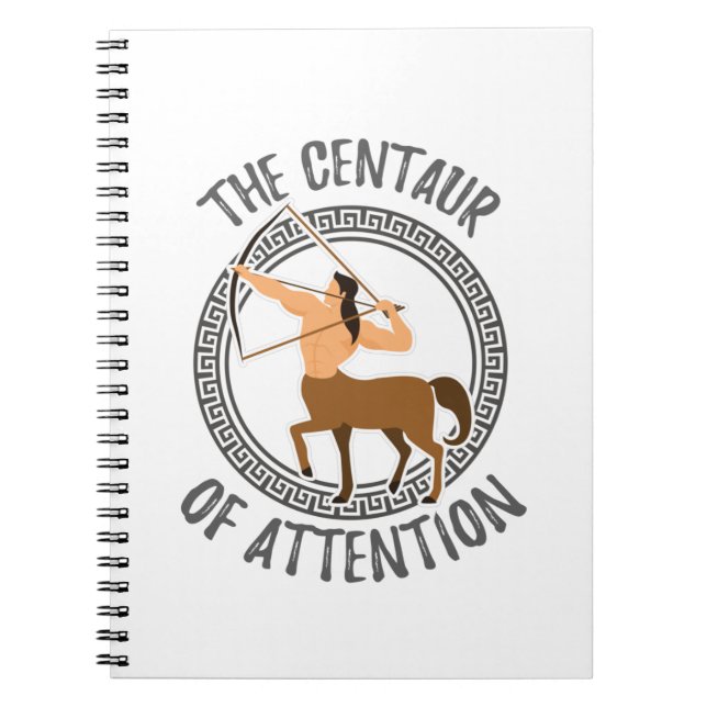 Cuaderno Greek Mythology Gift Centaur of Attention Gift (Frente)