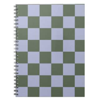 Cuaderno Green and Blue Checkered
