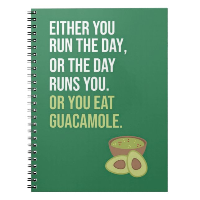 Cuaderno Green Cute Funny Guacamole Gifts Avocado Fruit (Frente)