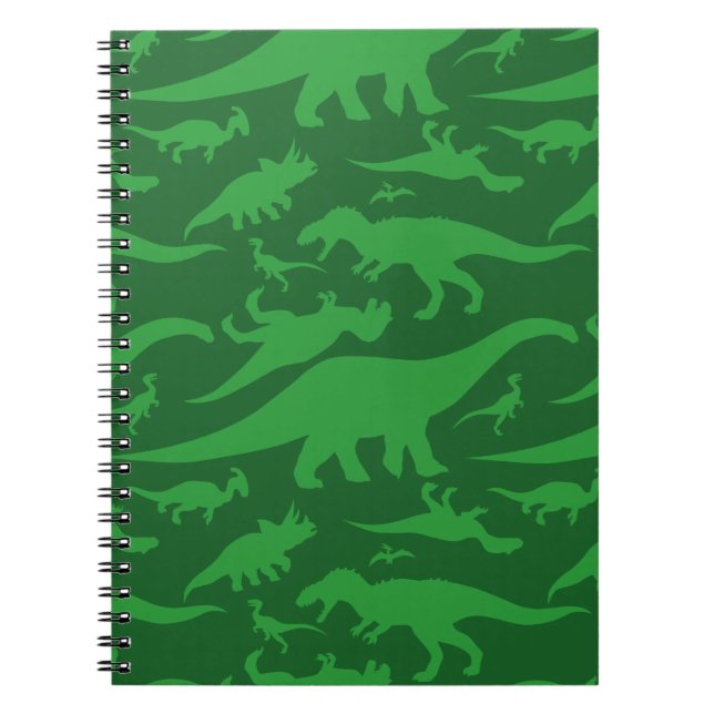 Cuaderno Green Dinosaur Pattern (Frente)