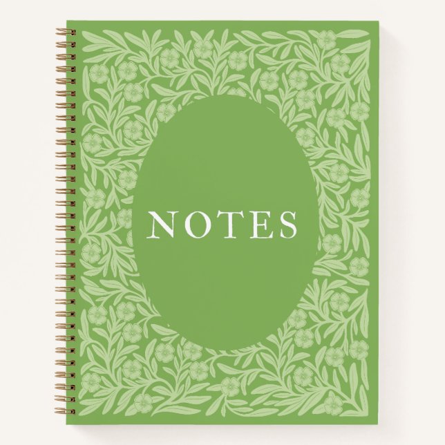 Cuaderno Green Flower Field (Anverso)