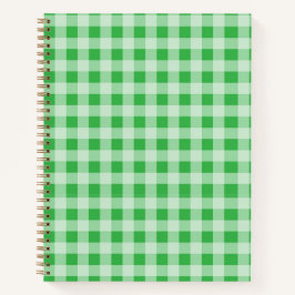 Cuaderno Green Gingham Notebook