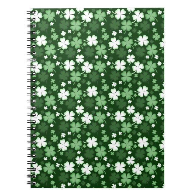 Cuaderno Green Shamrock, Día de San Patricio (Frente)