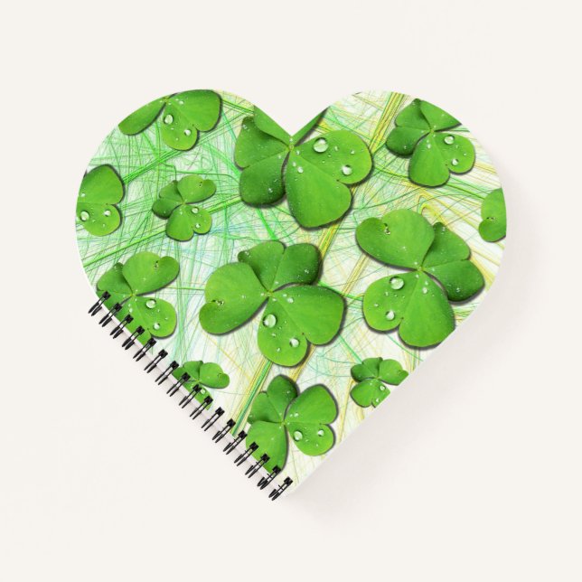 Cuaderno Green Shamrock St Patrick's iPhone 5 Funda-Mate (Anverso)