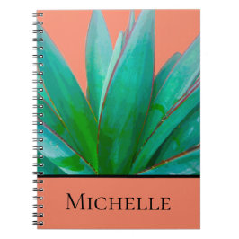 Cuaderno Green Succulum Desert Botanical Garden Peach