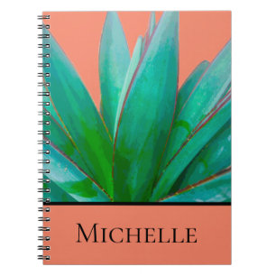 Cuaderno Green Succulum Desert Botanical Garden Peach