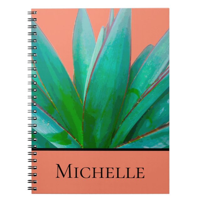 Cuaderno Green Succulum Desert Botanical Garden Peach (Frente)
