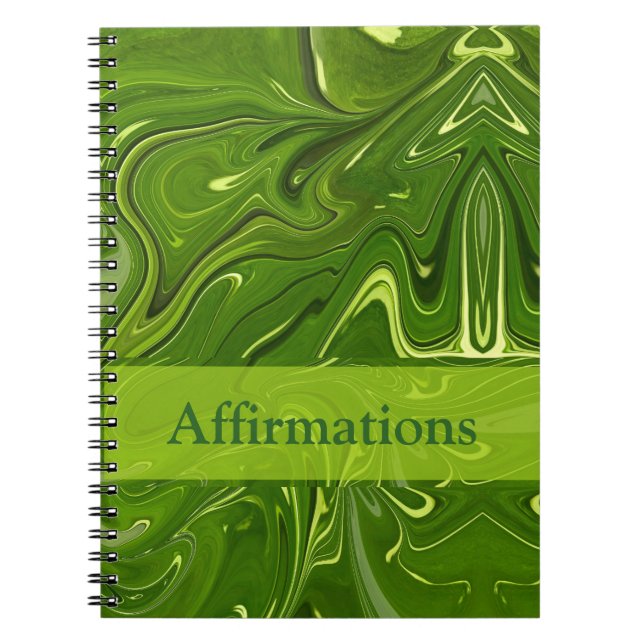 Cuaderno Green Swirls (Frente)