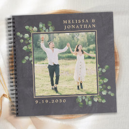 Cuaderno Greenery Eucalyptus Boda de presupuesto de foto ru