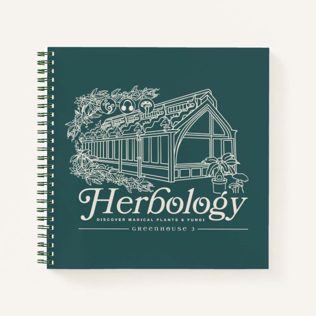 Cuaderno Greenhouse herbológico HOGWARTS™ (Anverso)