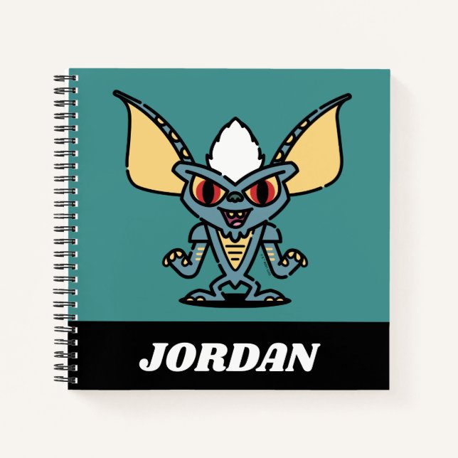 Cuaderno Gremlins | Cómic de Stripe Cute | Añadir su nombre (Anverso)