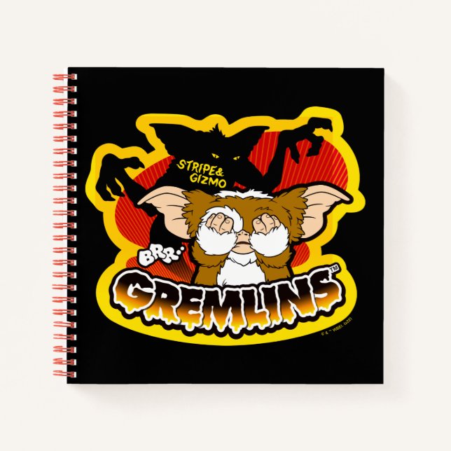 Cuaderno Gremlins | Gizmo de miedo de banda (Anverso)