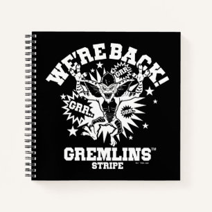 Cuaderno Gremlins Stripe Estamos de vuelta